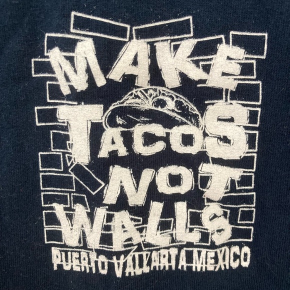 Make Tacos Not Walls T-shirt - Picture 3 of 5